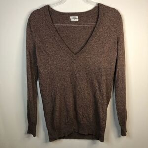 Wallace Lambs Wool Blend V Neck Sweater
